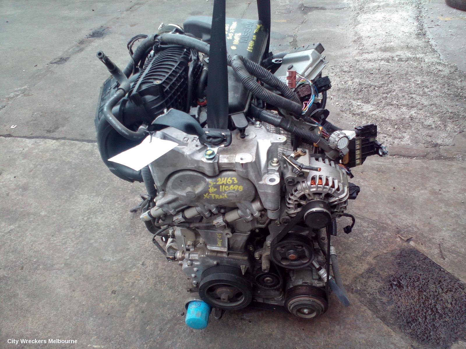 NISSAN XTRAIL ENGINE, PETROL, 2.5, QR25DE, AUTO T/M, T32, 02/2014 - 07/2022