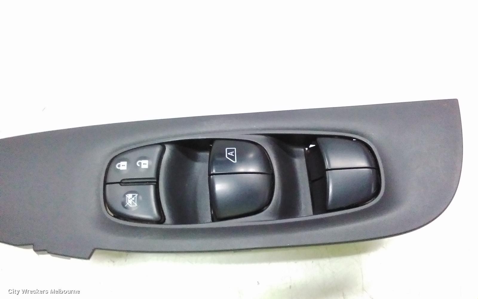 NISSAN XTRAIL PWR DR WIND SWITCH, RH FRONT (MASTER SWITCH), T32, 02/2014 - 07/2022