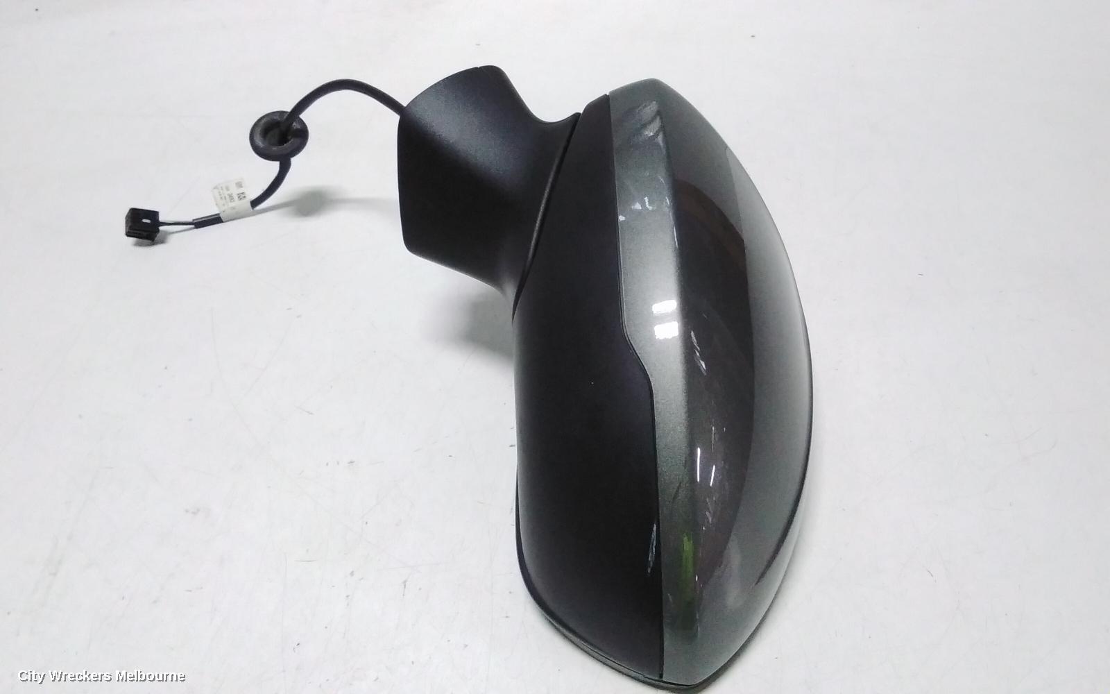 HOLDEN ASTRA LEFT DOOR MIRROR, BK, 5DR HATCH, MANUAL FOLDING TYPE, 09/2016 ONWARDS