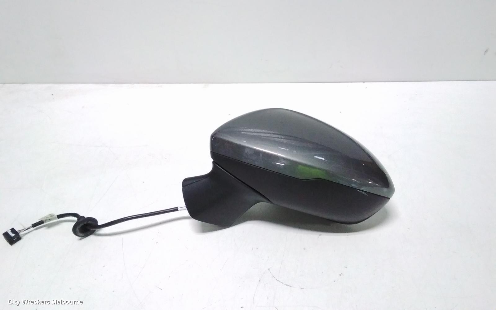 HOLDEN ASTRA LEFT DOOR MIRROR, BK, 5DR HATCH, MANUAL FOLDING TYPE, 09/2016 ONWARDS