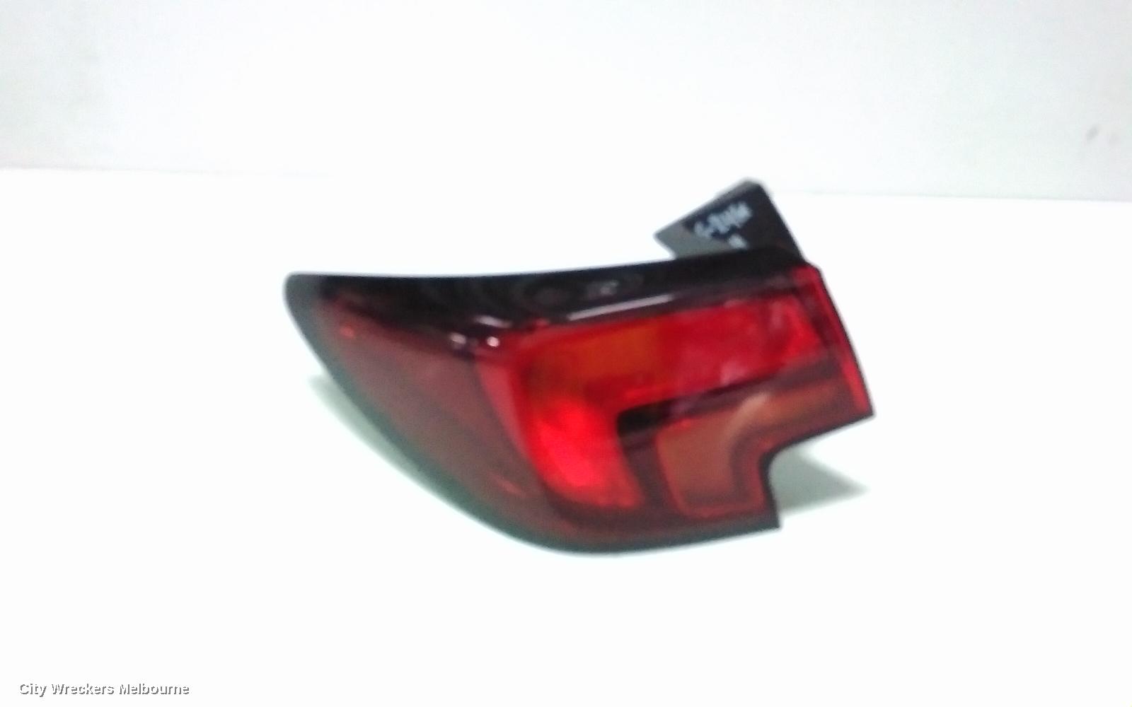 HOLDEN ASTRA LEFT TAILLIGHT, BK, 5DR HATCH, R/RS, NON LED TYPE, 09/2016 ONWARDS