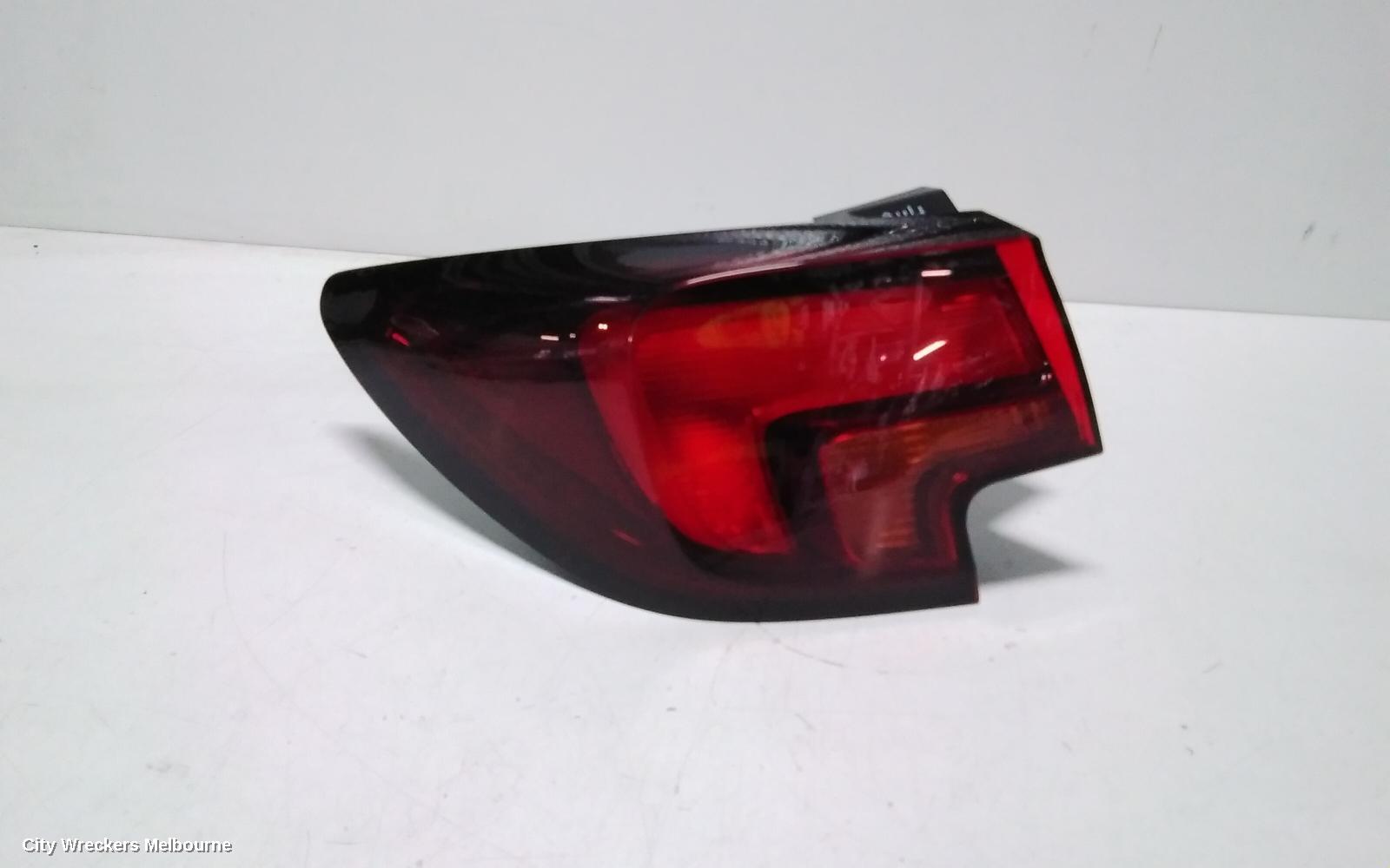 HOLDEN ASTRA LEFT TAILLIGHT, BK, 5DR HATCH, R/RS, NON LED TYPE, 09/2016 ONWARDS
