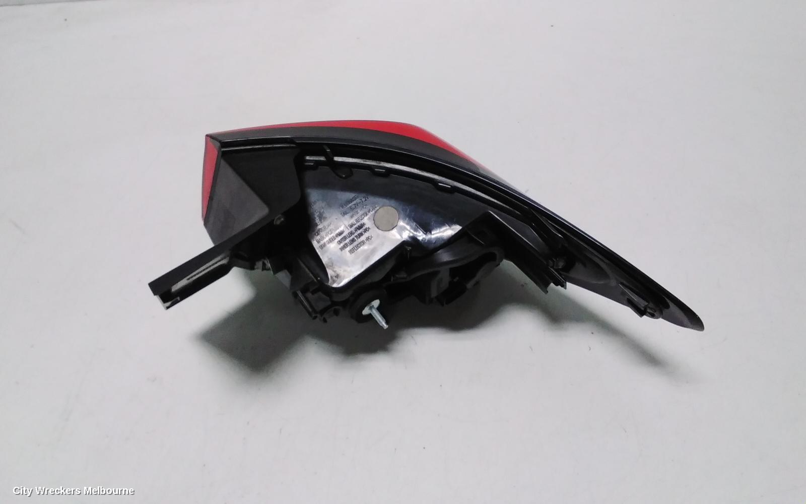 HOLDEN ASTRA LEFT TAILLIGHT, BK, 5DR HATCH, R/RS, NON LED TYPE, 09/2016 ONWARDS