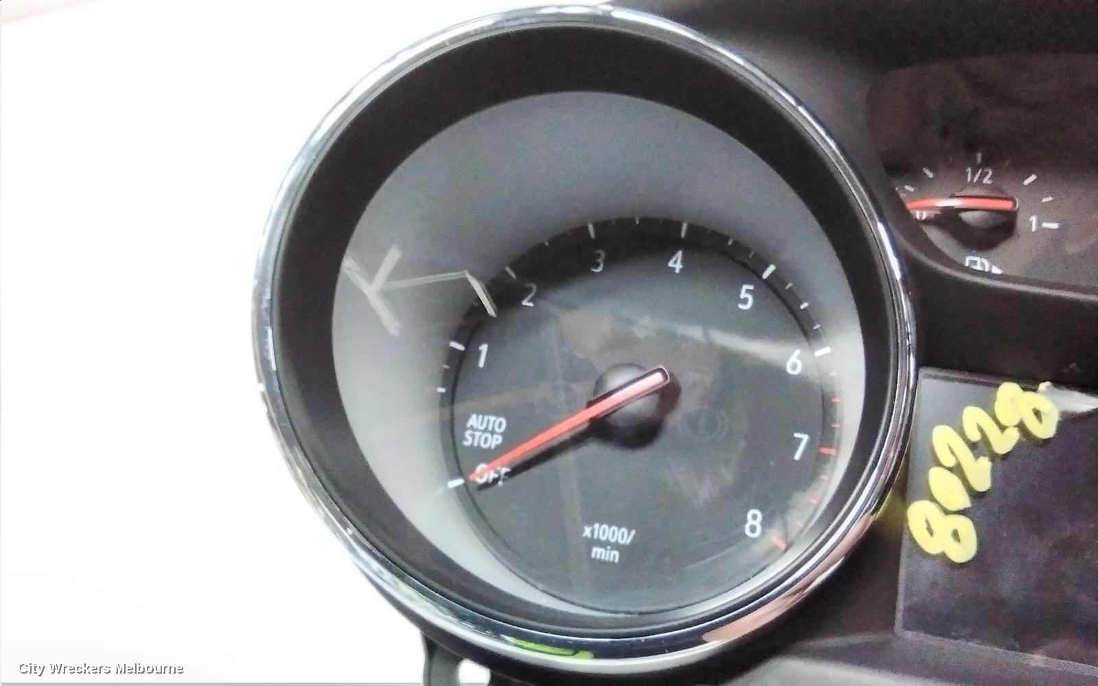 HOLDEN ASTRA INSTRUMENT CLUSTER, PETROL, AUTO T/M, BK, HATCH/WAGON, 09/2016 ONWARDS