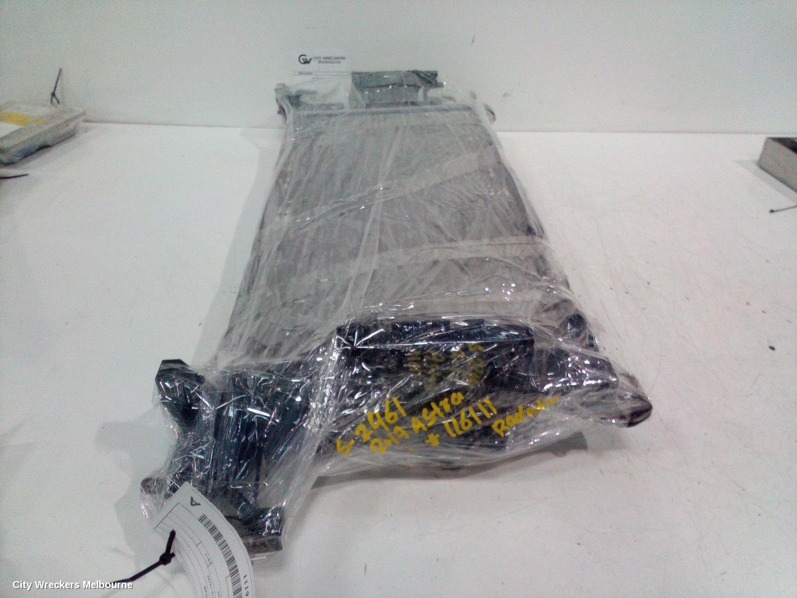 HOLDEN ASTRA RADIATOR, AUTO, 1.4, BK-BL, 09/2016 - 12/2020