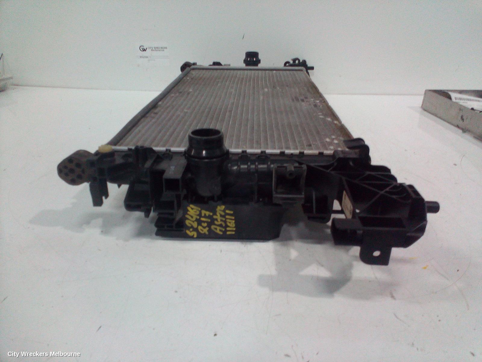 HOLDEN ASTRA RADIATOR, AUTO, 1.4, BK-BL, 09/2016 - 12/2020