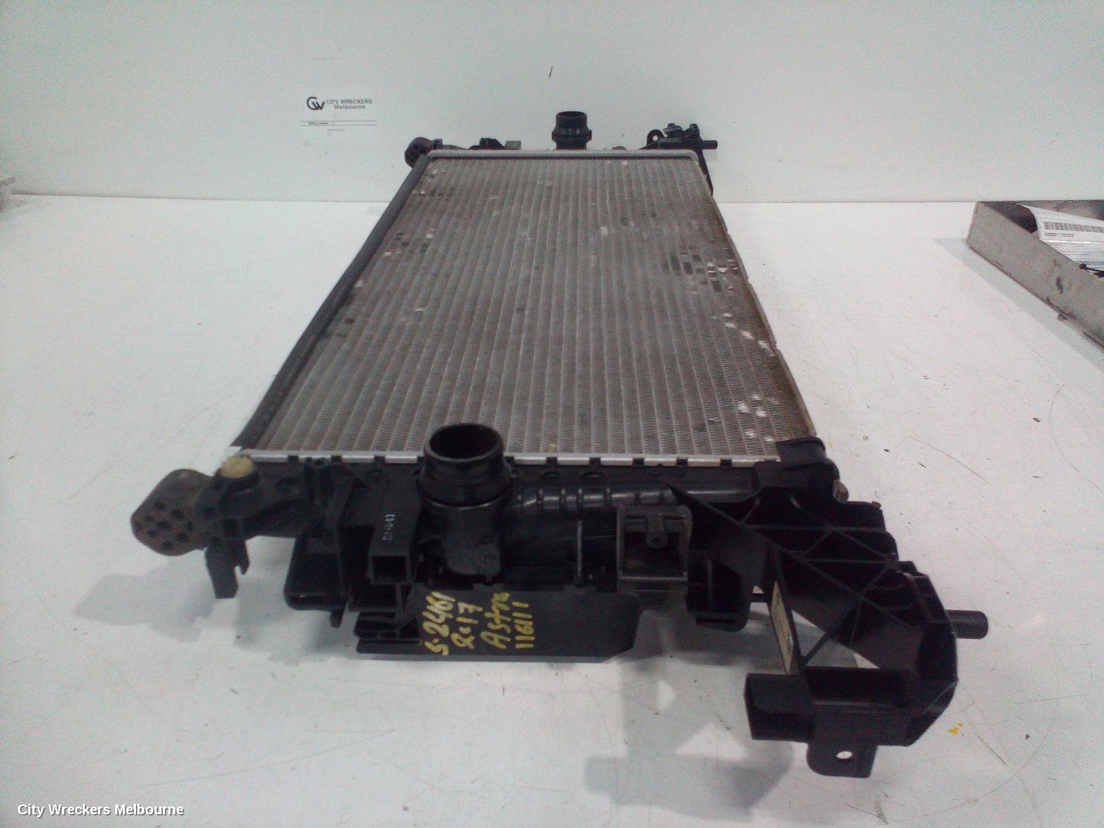 HOLDEN ASTRA RADIATOR, AUTO, 1.4, BK-BL, 09/2016 - 12/2020