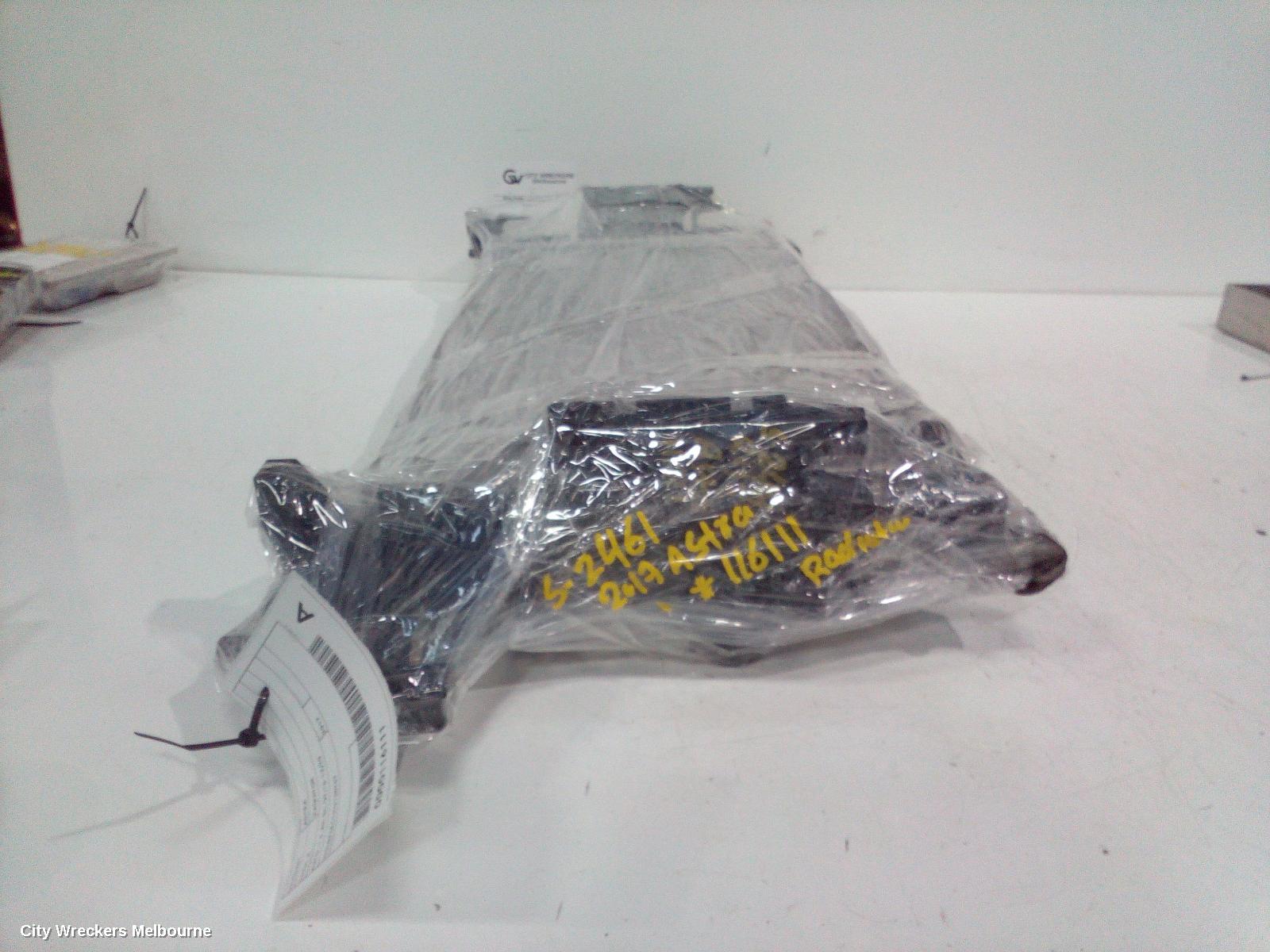 HOLDEN ASTRA RADIATOR, AUTO, 1.4, BK-BL, 09/2016 - 12/2020
