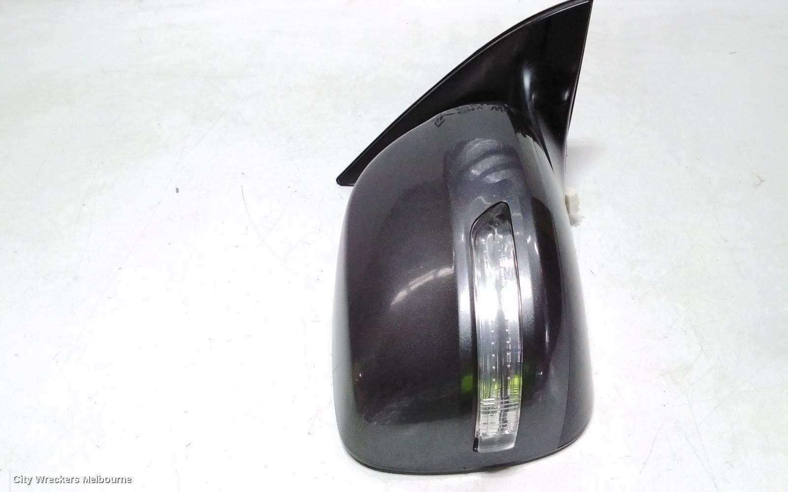 TOYOTA PRADO RIGHT DOOR MIRROR, 150 SERIES, SX/GX/GXL/ALTITUDE, HEATED, W/ COVER (COLOUR CODED), 08/2009 - 10/2011