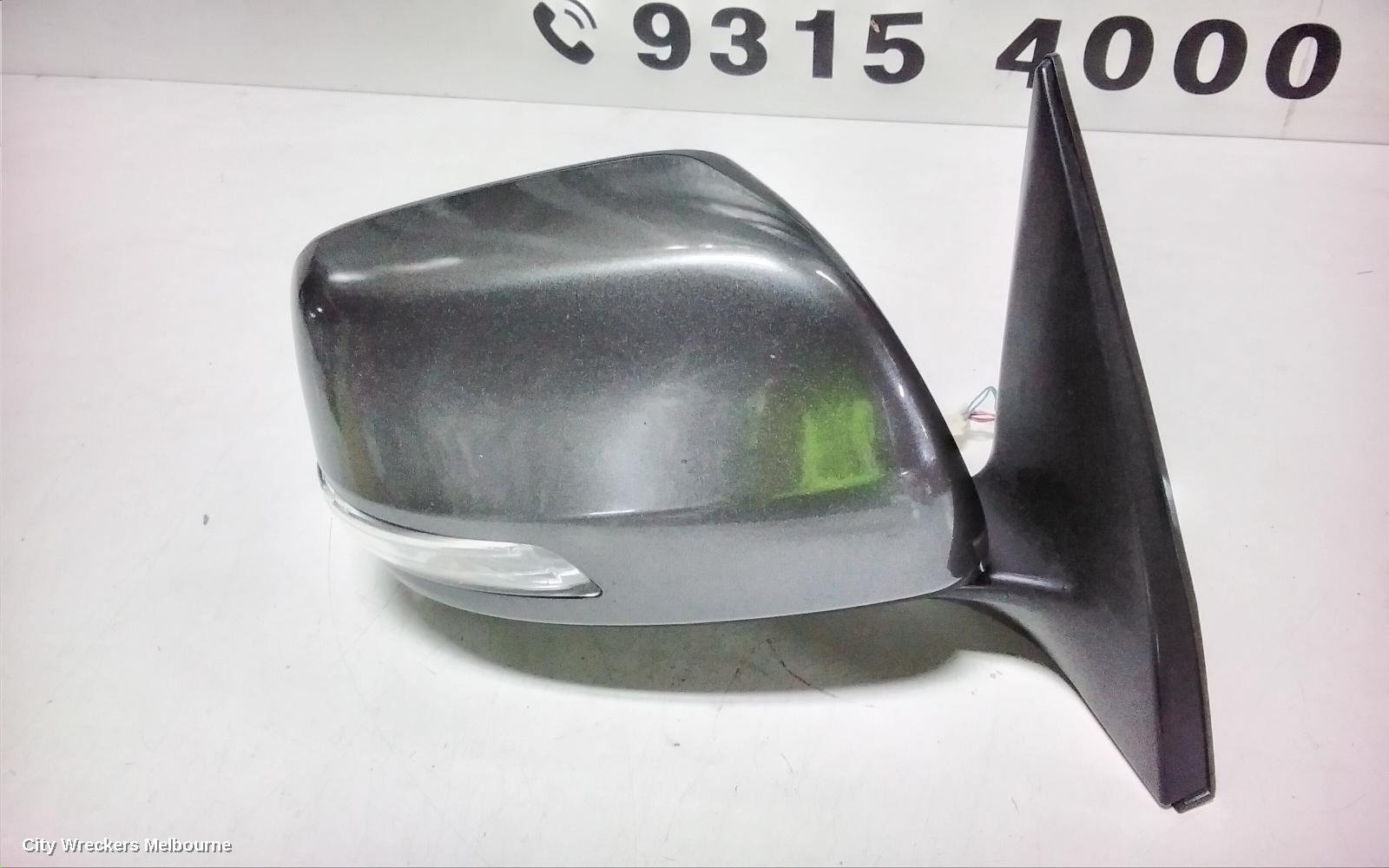 TOYOTA PRADO RIGHT DOOR MIRROR, 150 SERIES, SX/GX/GXL/ALTITUDE, HEATED, W/ COVER (COLOUR CODED), 08/2009 - 10/2011
