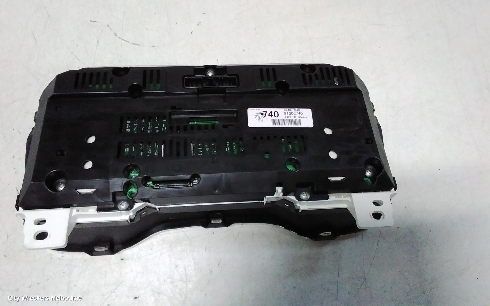 MITSUBISHI OUTLANDER INSTRUMENT CLUSTER, PETROL, AUTO T/M, DIGITAL TYPE, 12.3IN, ZM, 08/2021 ONWARDS