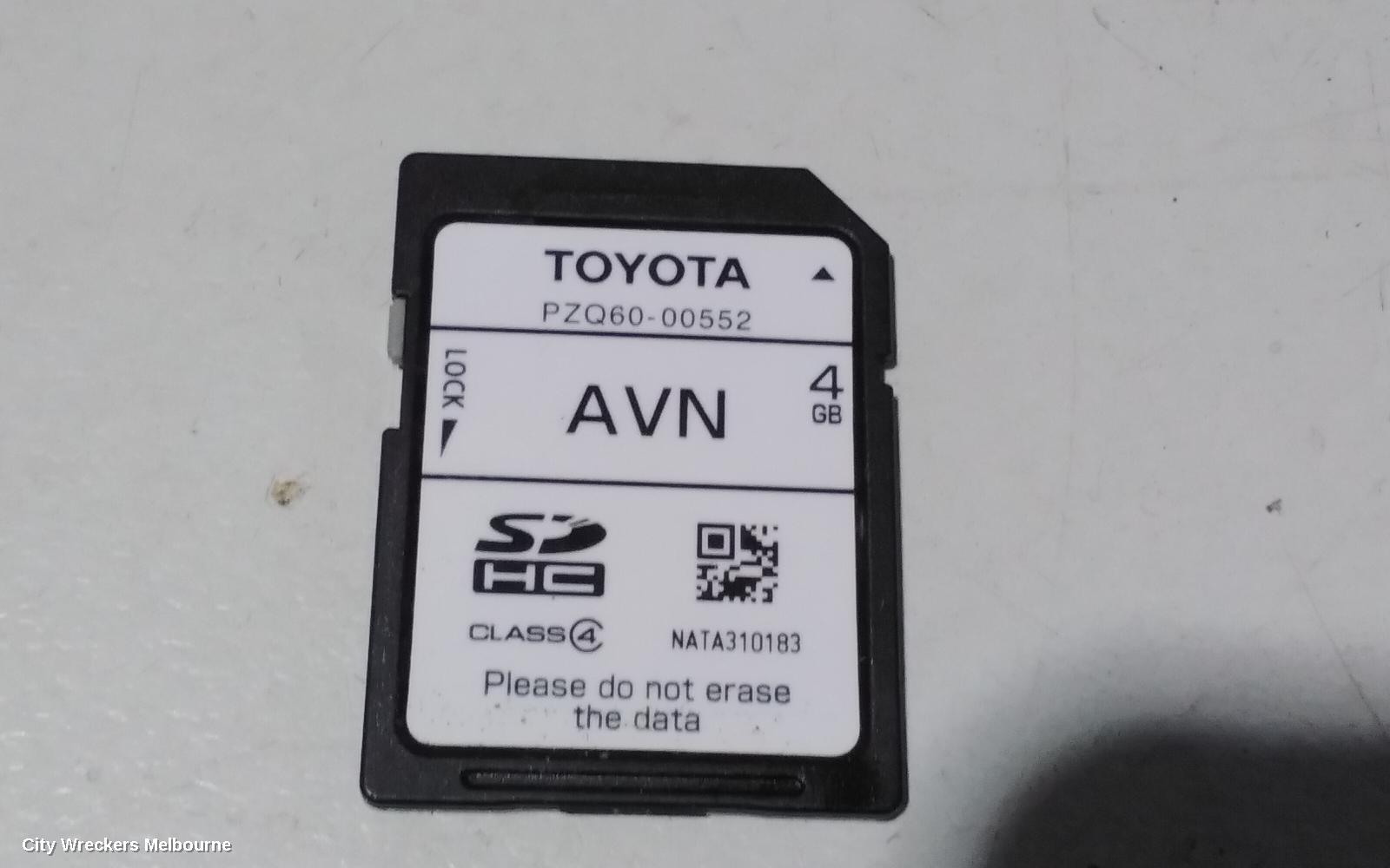 TOYOTA RAV4 RADIO/CD/DVD/SAT/TV, SINGLE DISC CD PLAYER (P/N ON FACE 32804), ACA33, 11/2005 - 11/2012