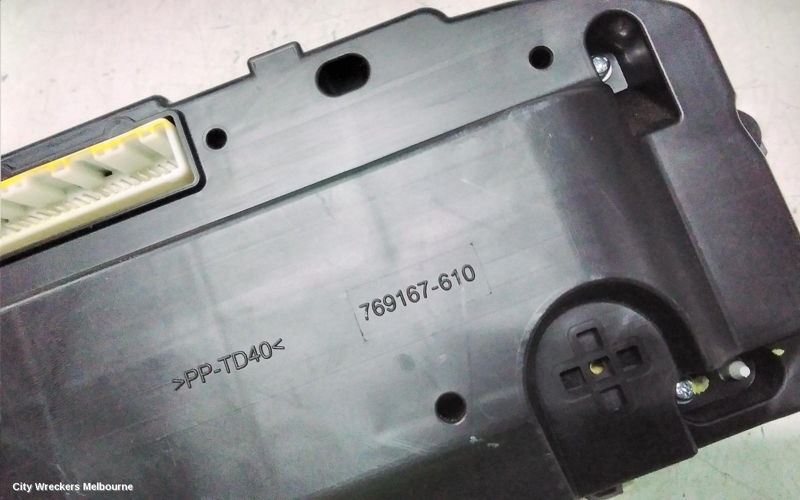 TOYOTA PRIUS INSTRUMENT CLUSTER, ZVW40R, PRIUS V, DISPLAY CLUSTER, 06/2015 - 03/2021