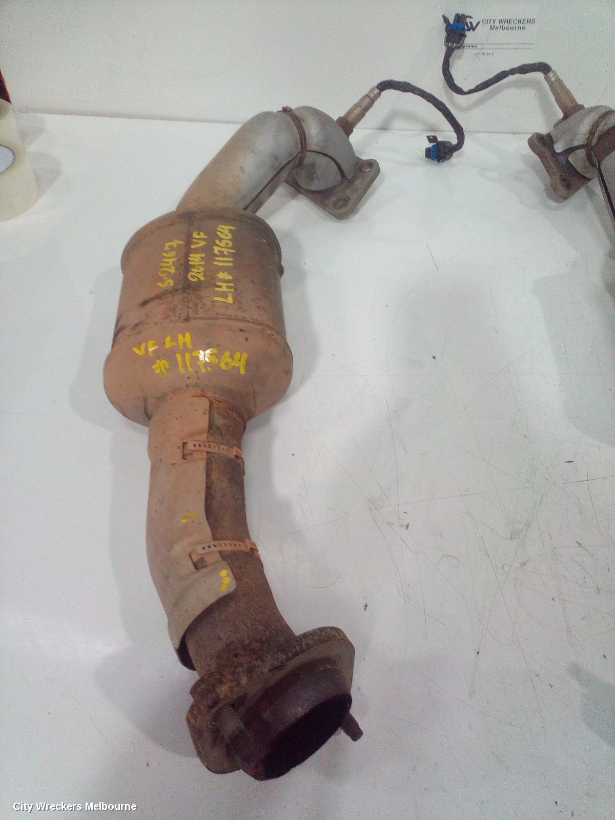 HOLDEN COMMODORE CATALYTIC CONVERTER, MANIFOLD-CAT TYPE, 3.6, LFX, LH SIDE, VF, 05/2013 - 12/2017