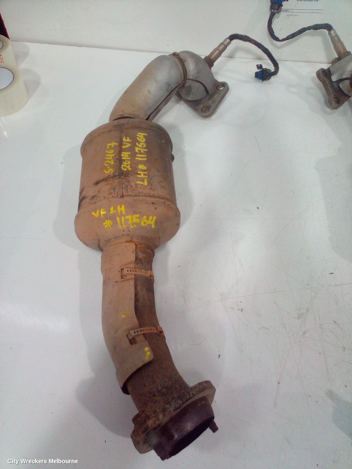 HOLDEN COMMODORE CATALYTIC CONVERTER, MANIFOLD-CAT TYPE, 3.6, LFX, LH SIDE, VF, 05/2013 - 12/2017