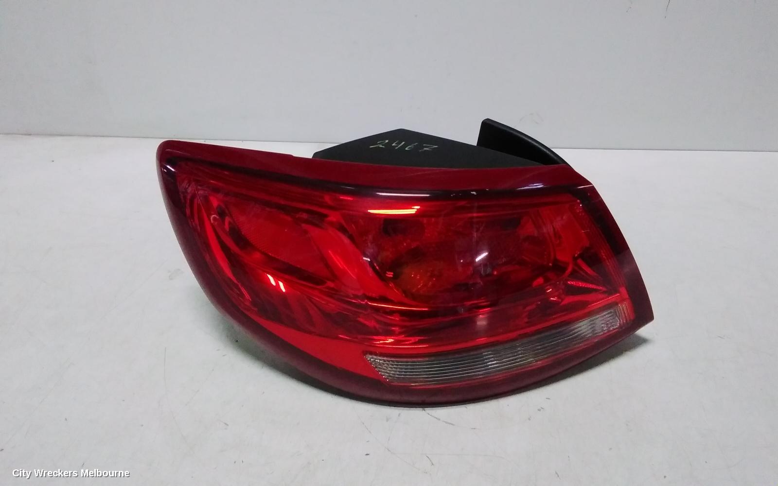 HOLDEN COMMODORE LEFT TAILLIGHT, VF, SEDAN, TINTED TYPE, SS-V/CALAIS/CALAIS-V, 05/2013 - 09/2015