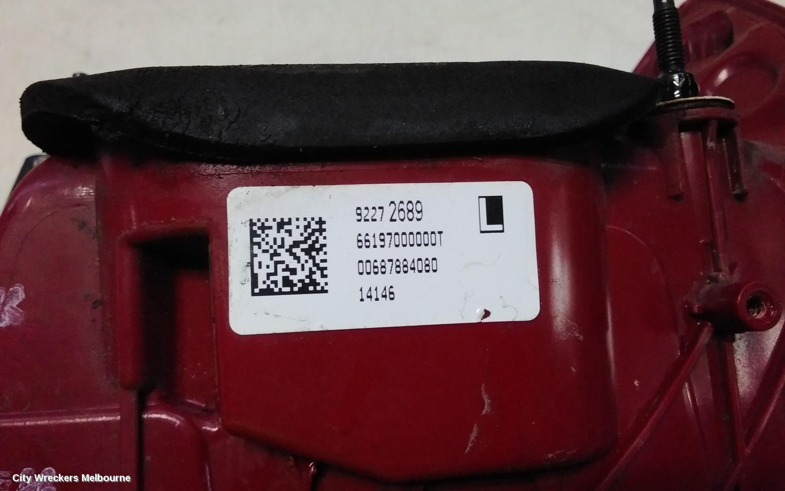 HOLDEN COMMODORE LEFT TAILLIGHT, VF, SEDAN, TINTED TYPE, SS-V/CALAIS/CALAIS-V, 05/2013 - 09/2015