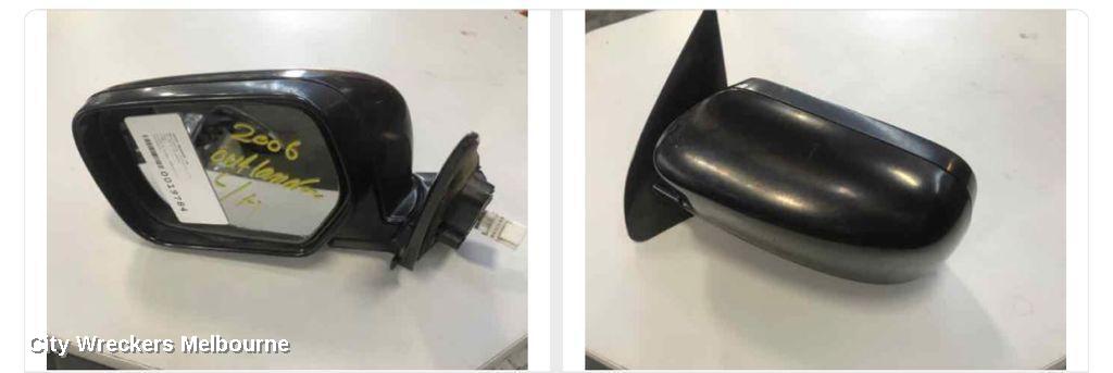 MITSUBISHI OUTLANDER LEFT DOOR MIRROR, ZG, 3 WIRE TYPE, 11/2006 - 09/2009
