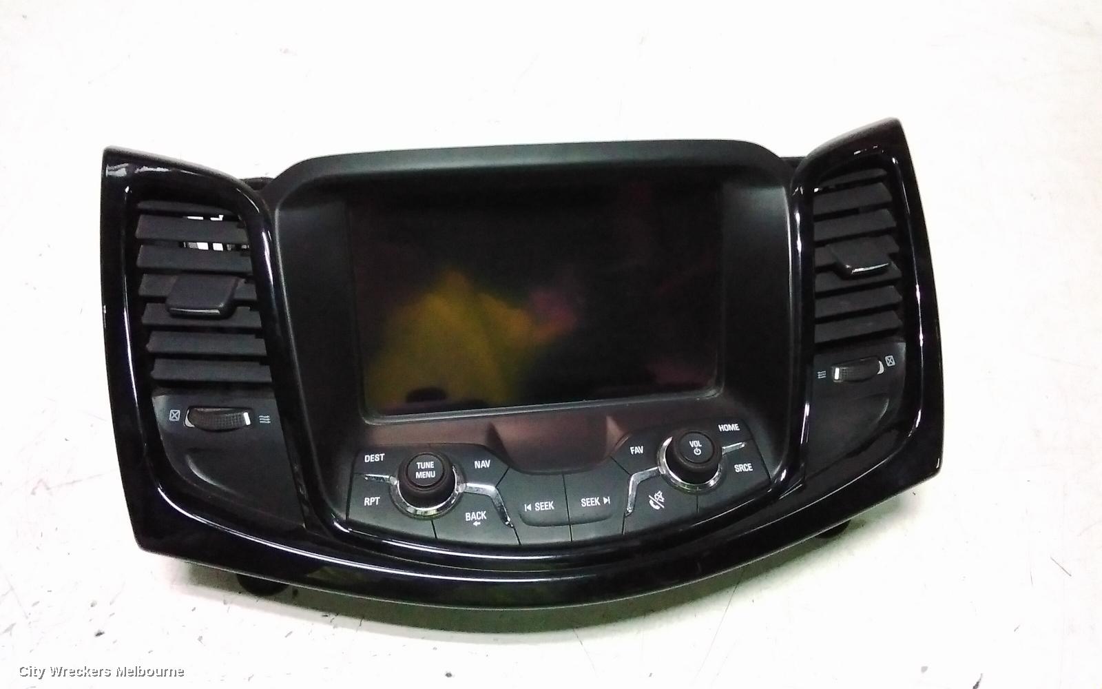 HOLDEN COMMODORE RADIO/CD/DVD/SAT/TV, DISPLAY SCREEN, 8IN SAT NAV TYPE, VF, 05/2013 - 12/2017