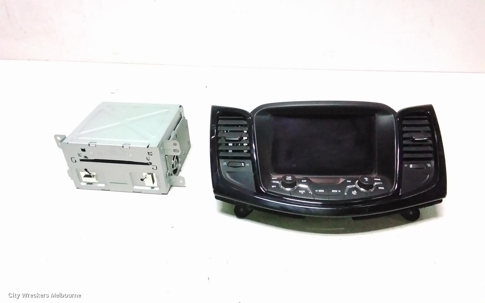 HOLDEN COMMODORE RADIO/CD/DVD/SAT/TV, DISPLAY SCREEN, 8IN SAT NAV TYPE, VF, 05/2013 - 12/2017
