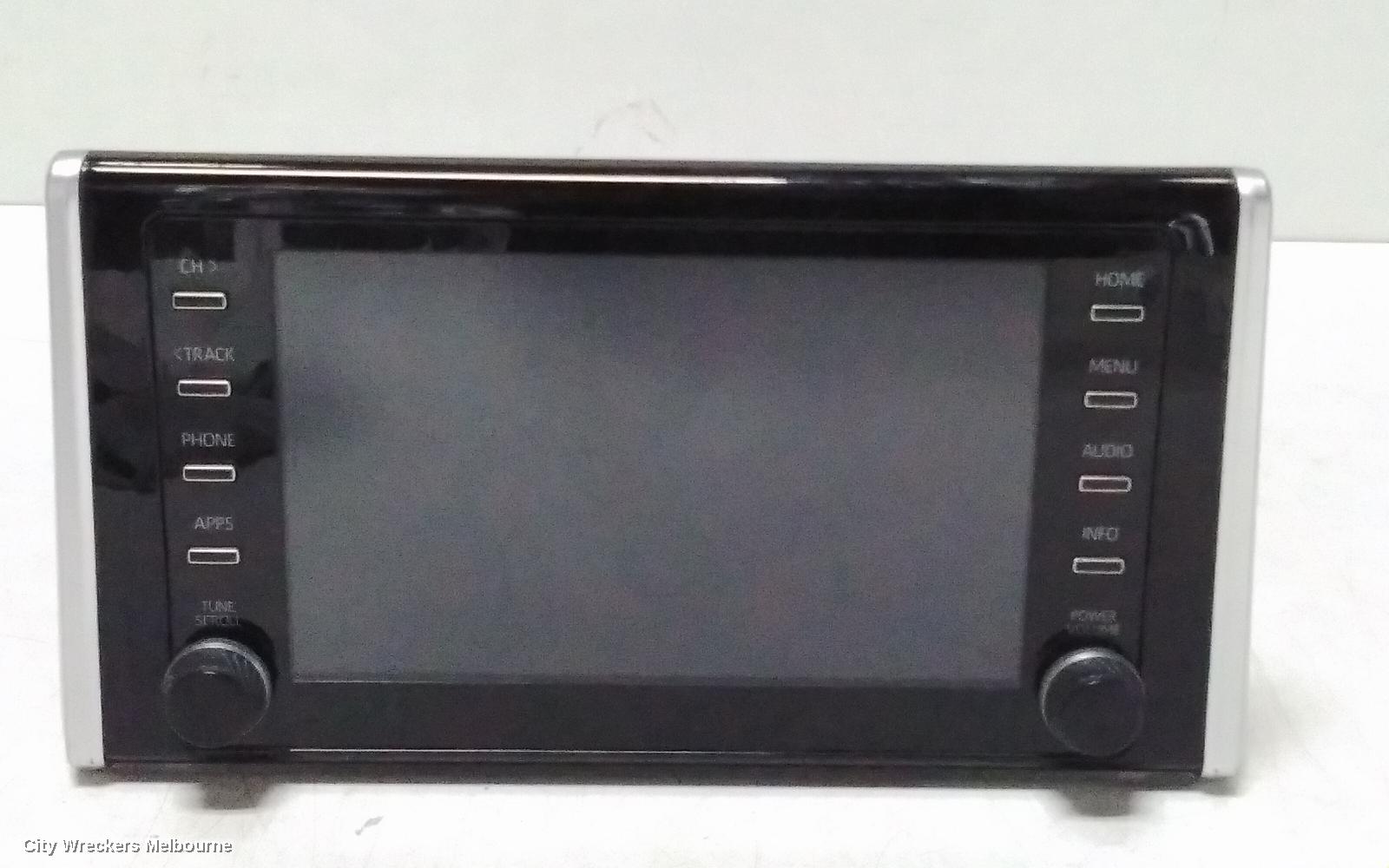TOYOTA RAV4 RADIO/CD/DVD/SAT/TV, HEAD UNIT, W/ DISLAY UNIT, 8IN TOUCHSCREEN, NON PREMIUM TYPE, XA50, GX/GXL, 07/2022 ONWARDS
