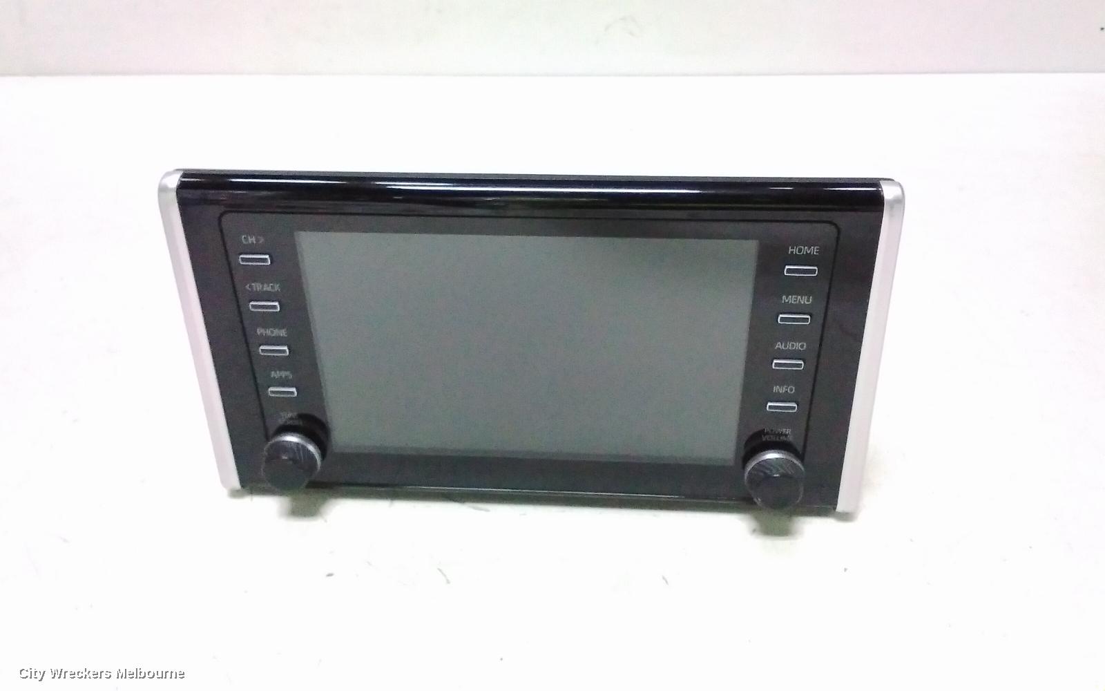 TOYOTA RAV4 RADIO/CD/DVD/SAT/TV, HEAD UNIT, W/ DISLAY UNIT, 8IN TOUCHSCREEN, NON PREMIUM TYPE, XA50, GX/GXL, 07/2022 ONWARDS