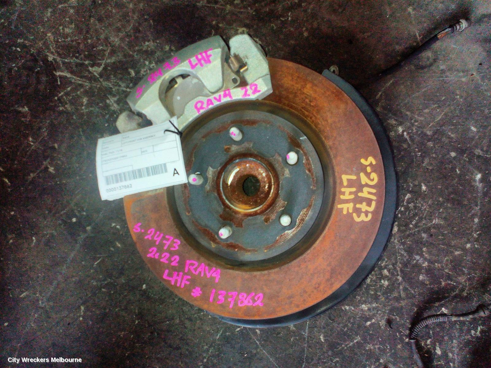 TOYOTA RAV4 LEFT FRONT HUB ASSEMBLY, XA50, FWD, 11/2018 ONWARDS