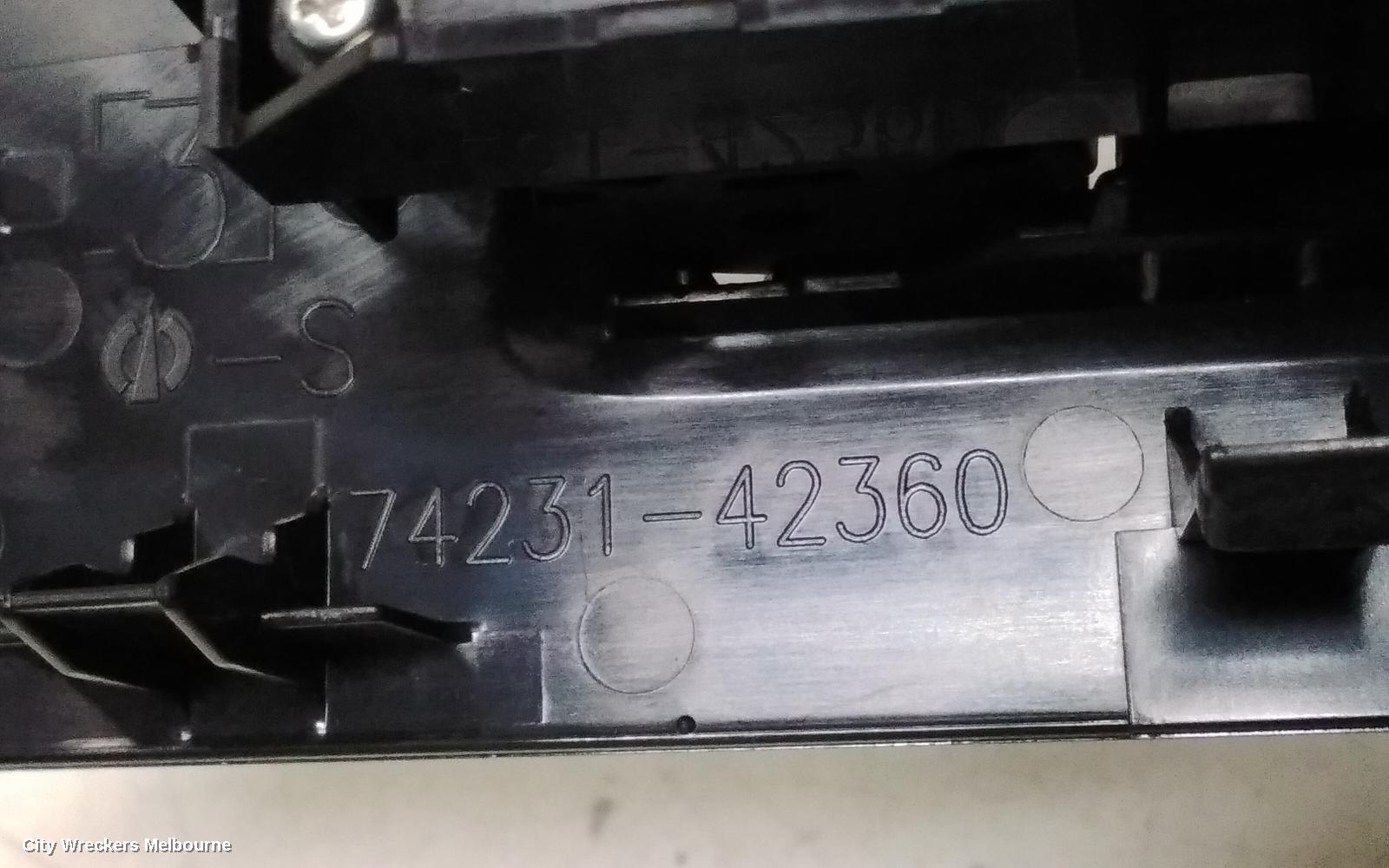 TOYOTA RAV4 PWR DR WIND SWITCH, RH FRONT, BLOCK MASTER SWITCH, AUTO FOLD TYPE, XA50, 11/2018 ONWARDS