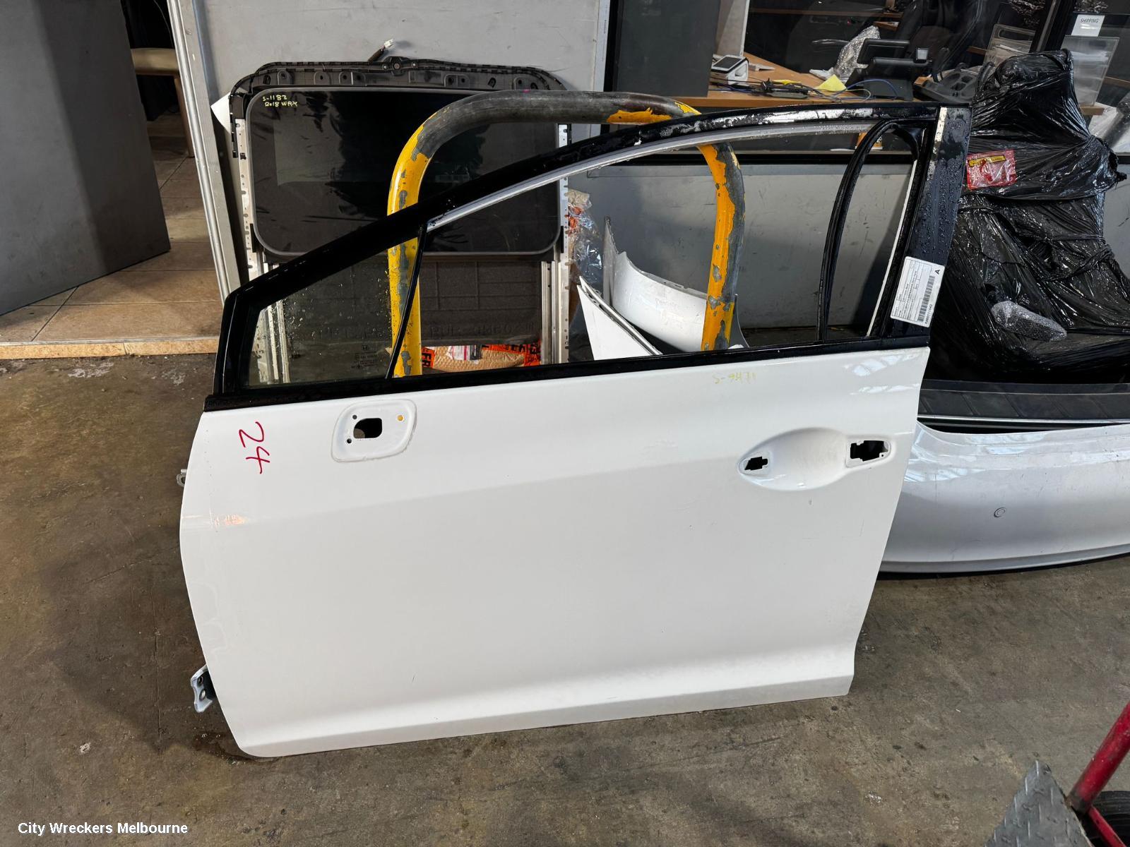 HONDA CIVIC LEFT FRONT DOOR, 9TH GEN, SEDAN (VIN JHMFB/MRHFB), 02/2012 - 04/2016