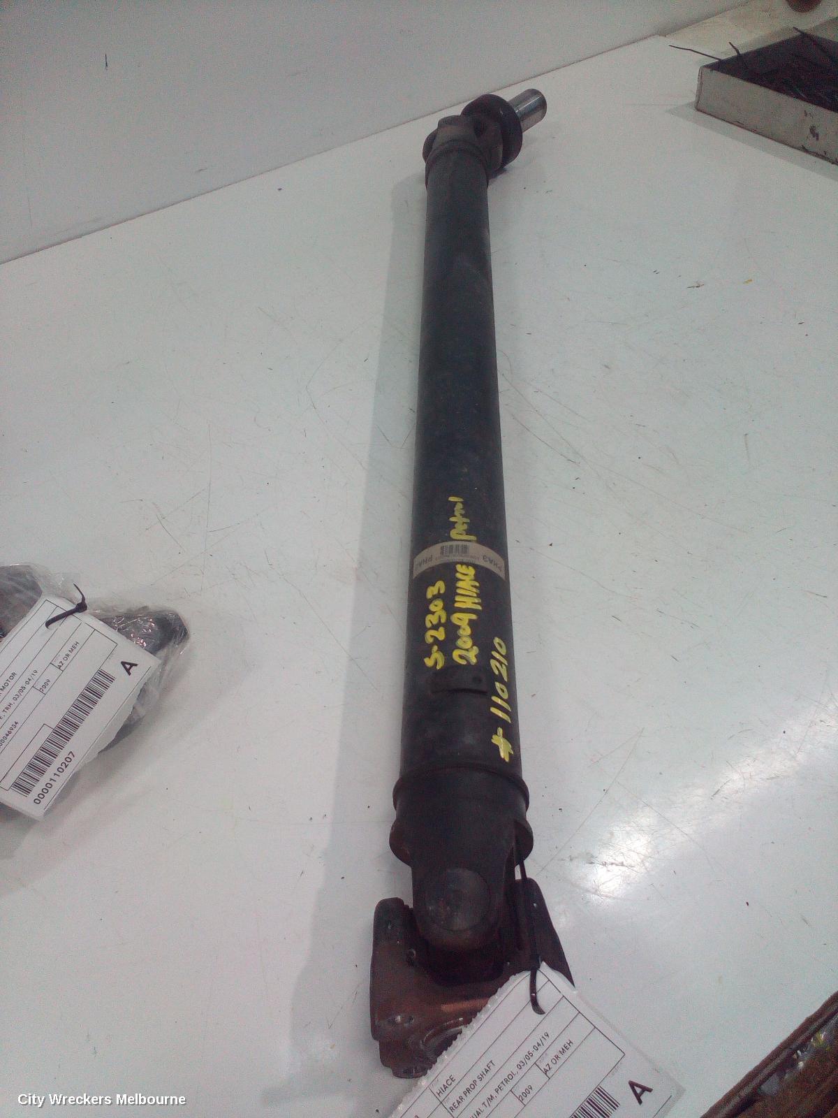 TOYOTA HIACE REAR DRIVE SHAFT, TRH, LWB/SWB, MANUAL T/M, PETROL, 03/2005 - 04/2019