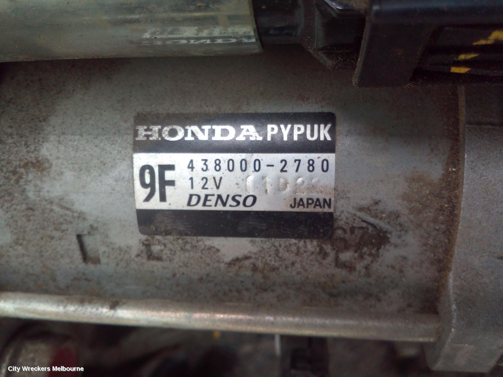 HONDA CIVIC STARTER, PETROL, 1.5, 10TH GEN, 05/2016 - 08/2021