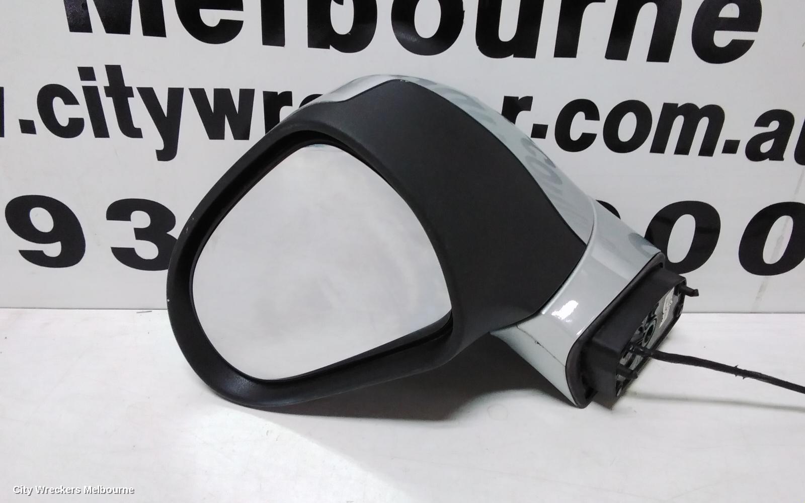 PEUGEOT 207 LEFT DOOR MIRROR, A7, CABRIO, NON GT, MANUAL FOLD, 06/2007 - 12/2012