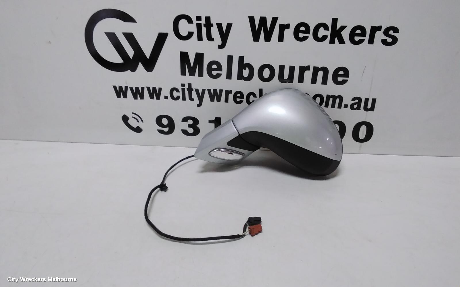 PEUGEOT 207 LEFT DOOR MIRROR, A7, CABRIO, NON GT, MANUAL FOLD, 06/2007 - 12/2012