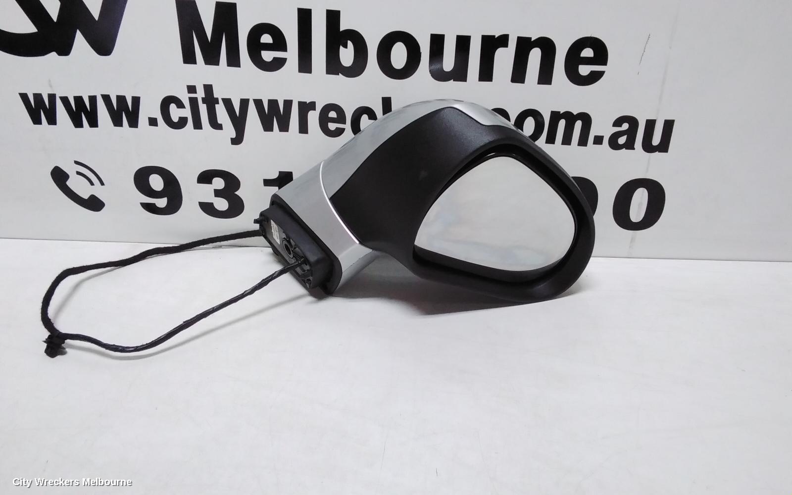 PEUGEOT 207 RIGHT DOOR MIRROR, A7, CABRIO, NON GT, MANUAL FOLD, 06/2007 - 12/2012