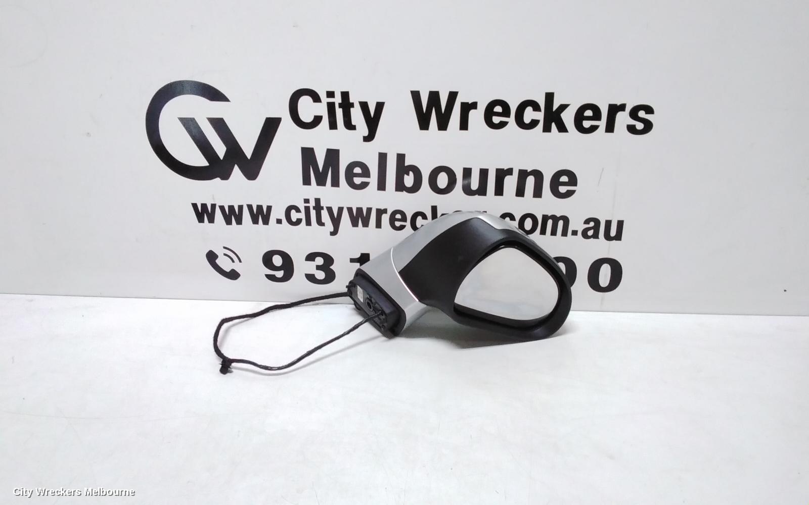 PEUGEOT 207 RIGHT DOOR MIRROR, A7, CABRIO, NON GT, MANUAL FOLD, 06/2007 - 12/2012