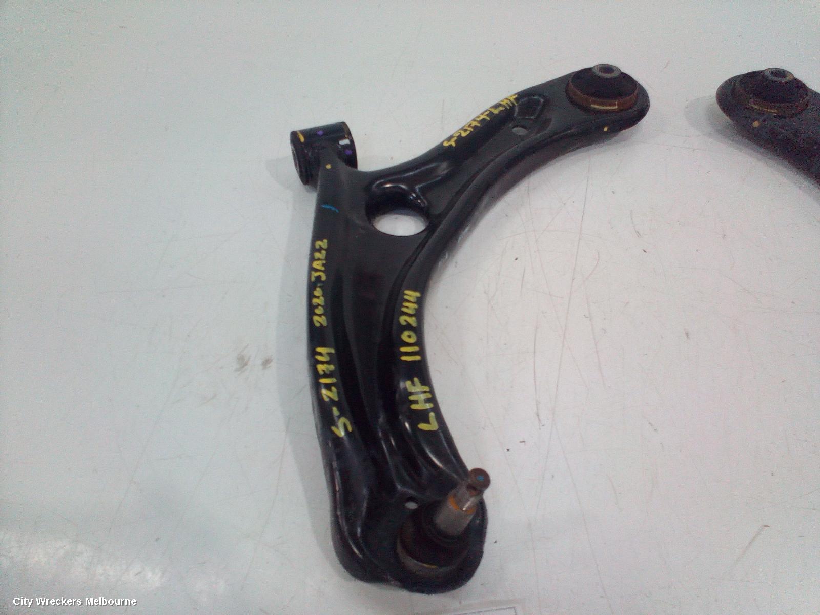 HONDA JAZZ LEFT FRONT LOWER CONTROL ARM, GK/GF, 07/2014 - 12/2020