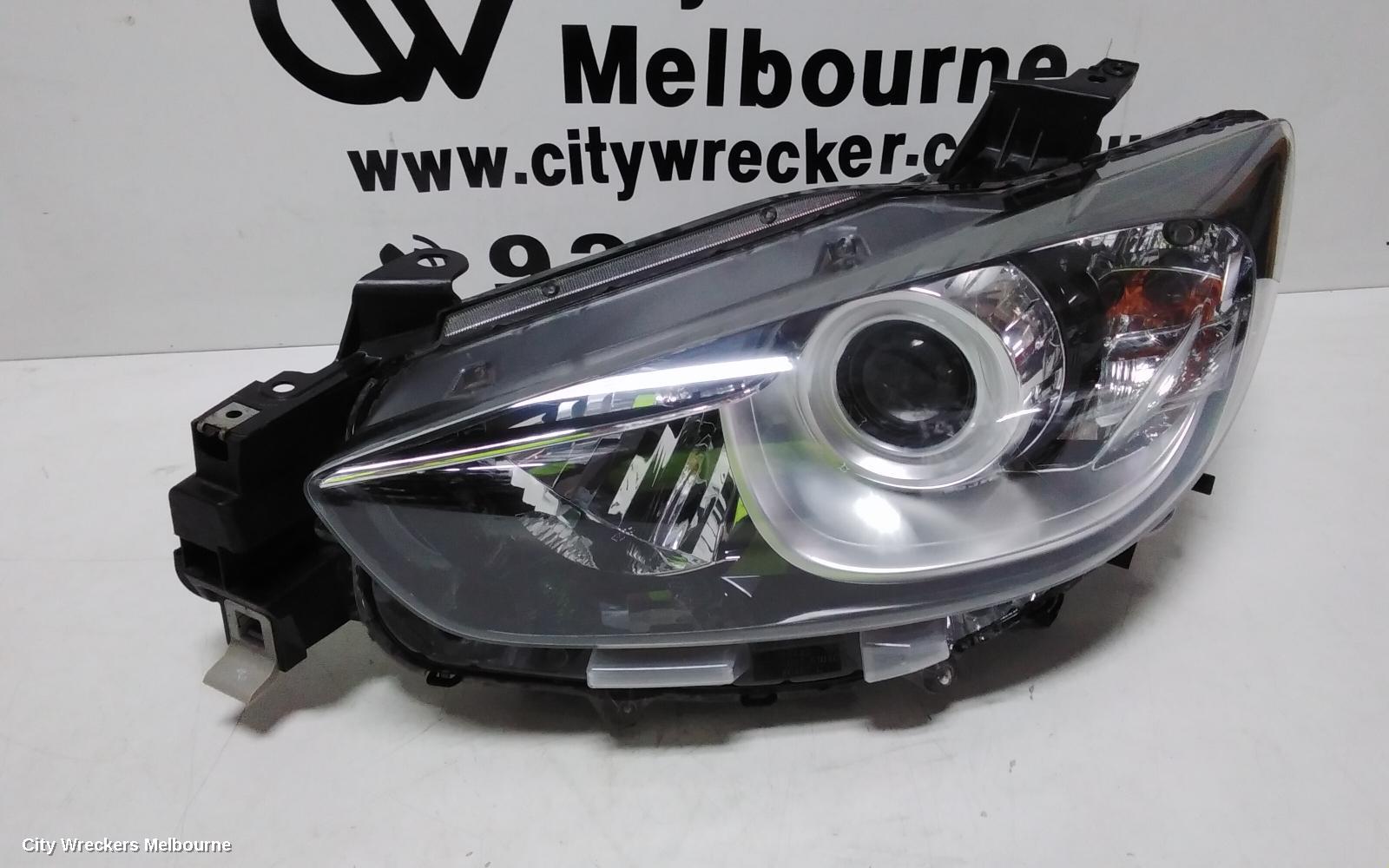 MAZDA CX5 LEFT HEADLAMP, KE, MAXX/MAXX SPORT, HALOGEN, MANUAL ADJ, 02/2012 - 12/2016