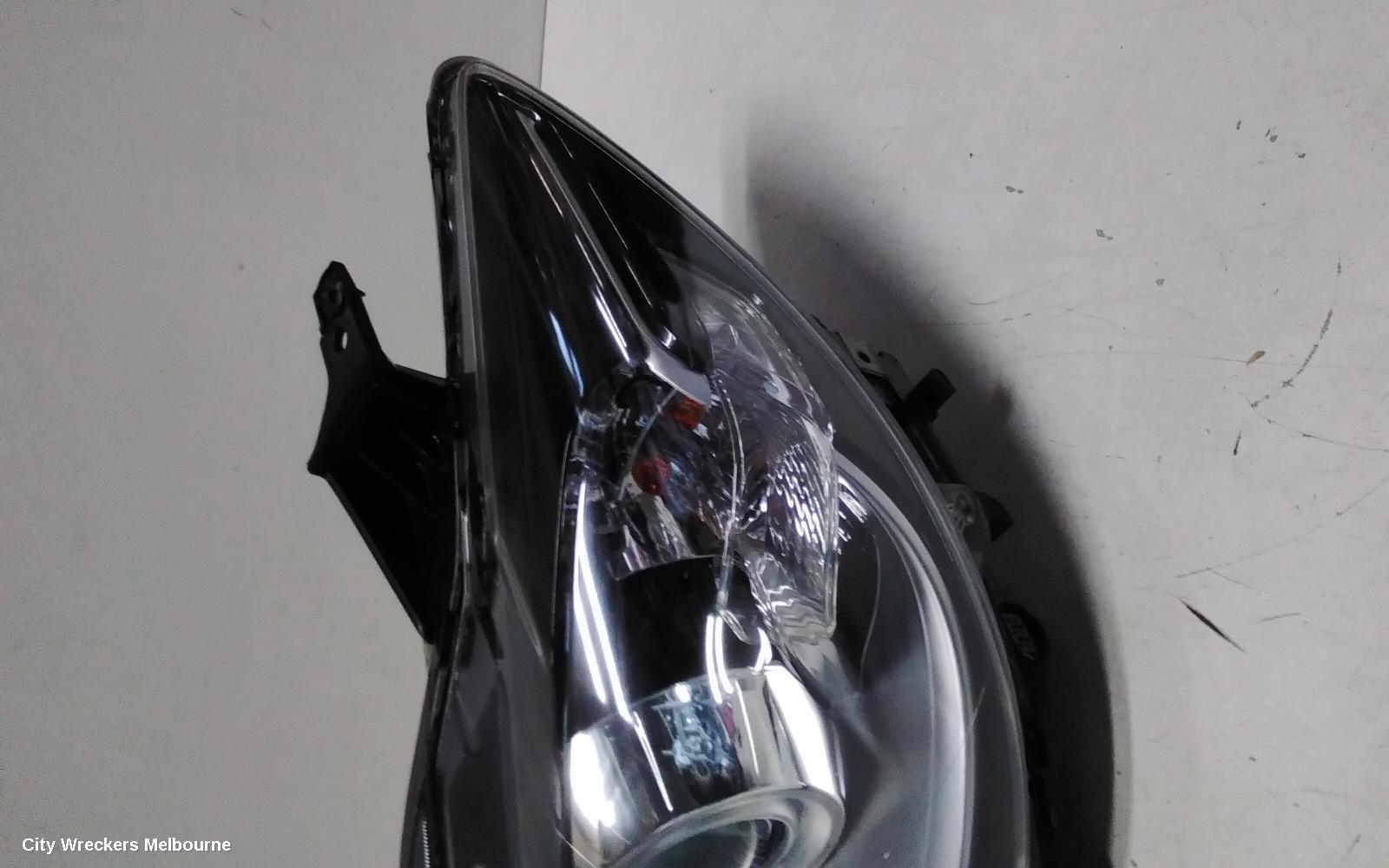MAZDA CX5 LEFT HEADLAMP, KE, MAXX/MAXX SPORT, HALOGEN, MANUAL ADJ, 02/2012 - 12/2016