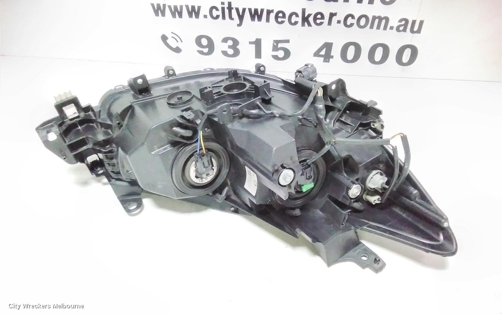 MAZDA CX5 LEFT HEADLAMP, KE, MAXX/MAXX SPORT, HALOGEN, MANUAL ADJ, 02/2012 - 12/2016