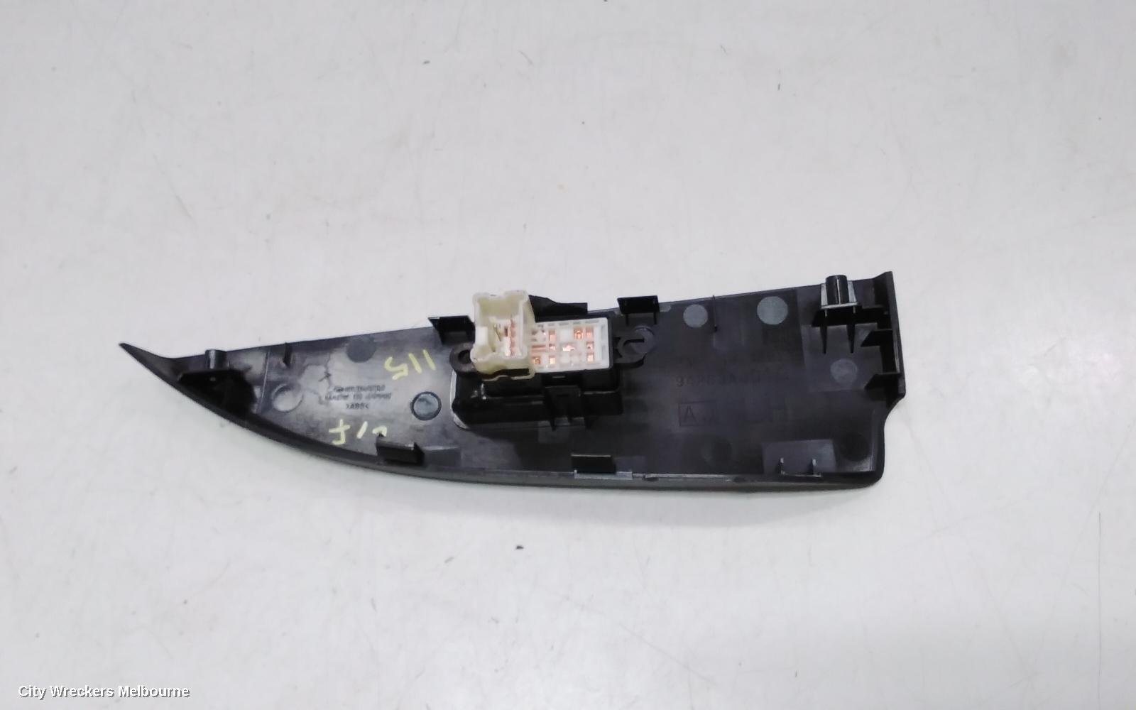 SUBARU LIBERTY PWR DR WIND SWITCH, LH FRONT, 5TH GEN, 6 PIN, 07/2009 - 03/2012