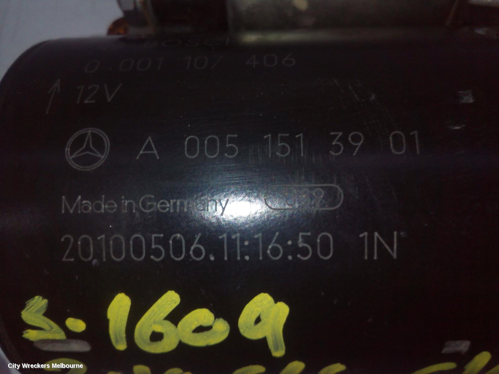 MERCEDES CLC CLASS STARTER, 1.8, CL203, 08/2008 - 03/2011
