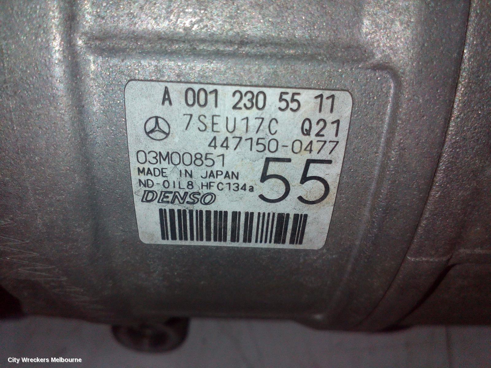MERCEDES CLC CLASS A/C COMPRESSOR, CL203, 08/2008 - 03/2011
