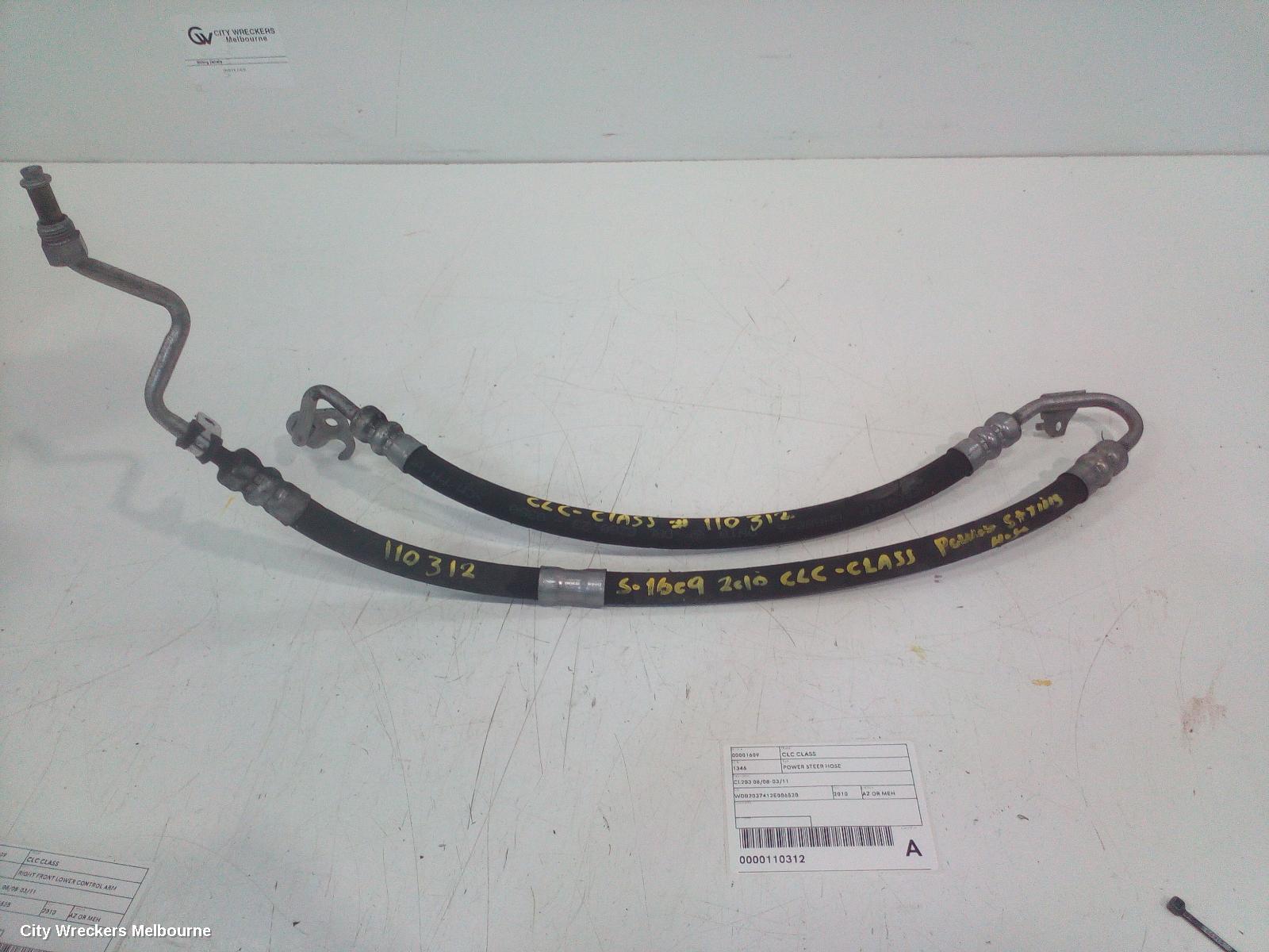 MERCEDES CLC CLASS POWER STEER HOSE, CL203 08/2008 - 03/2011
