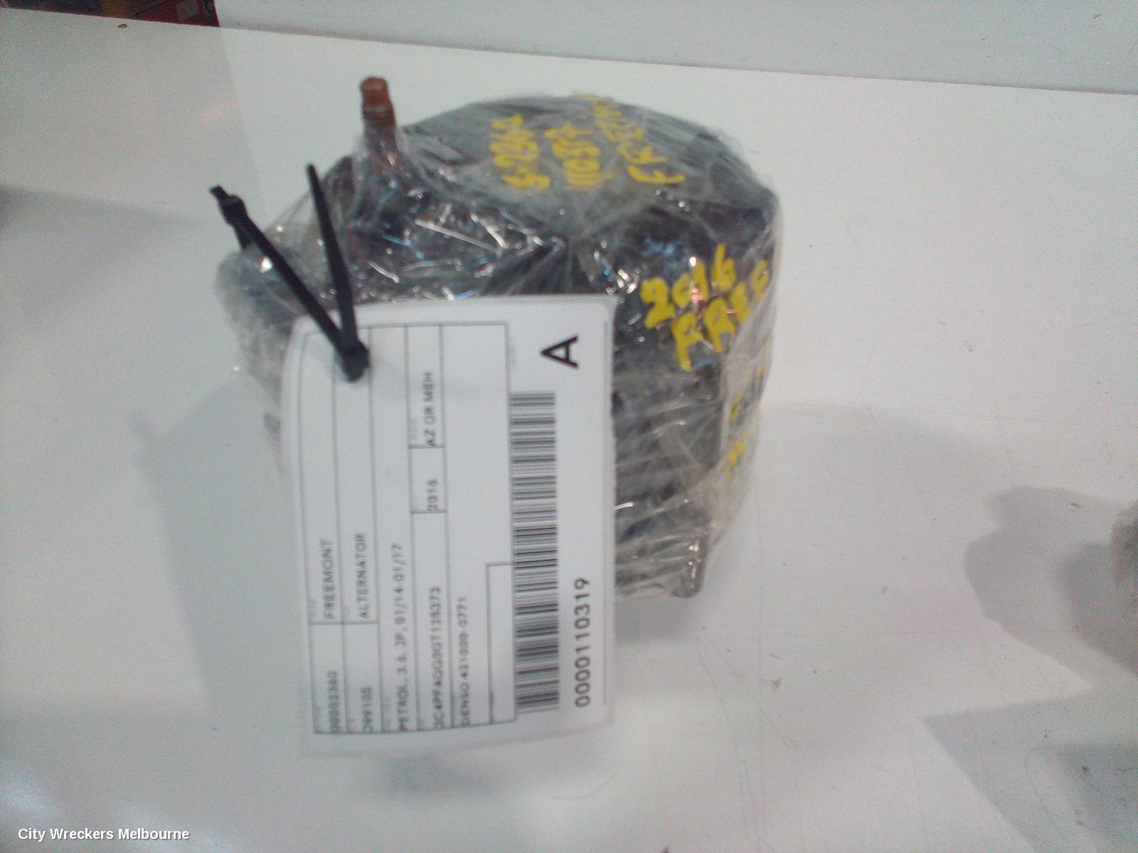 FIAT FREEMONT ALTERNATOR, PETROL, 3.6, JF, 01/2014 - 01/2017