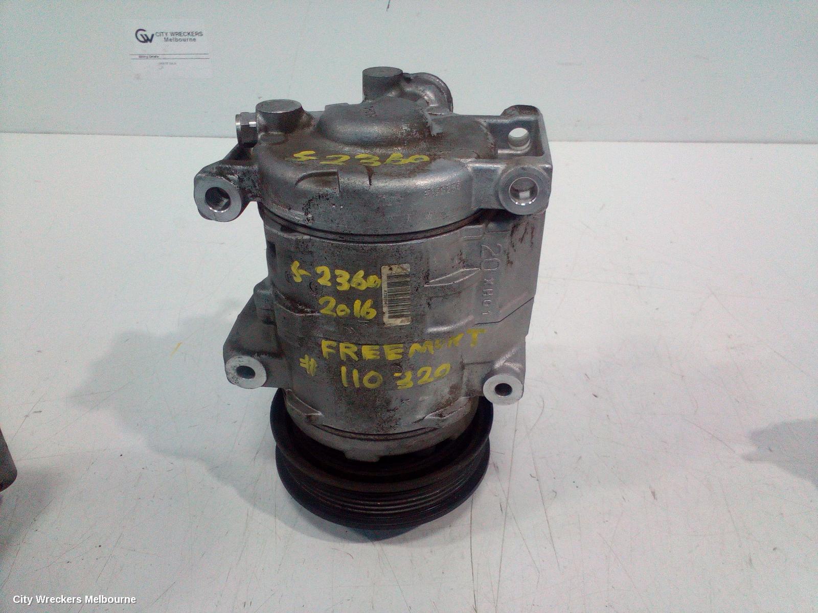 FIAT FREEMONT A/C COMPRESSOR, JF, 3.6, PETROL, 01/2014 - 01/2017