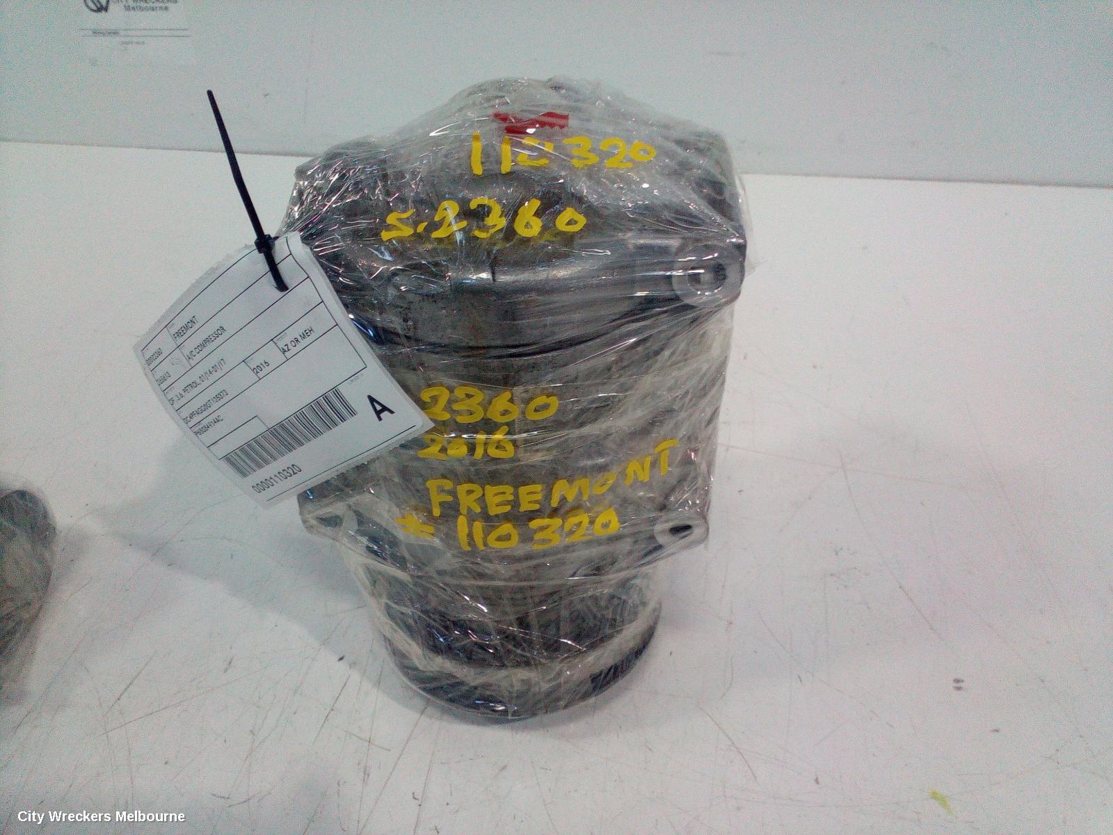 FIAT FREEMONT A/C COMPRESSOR, JF, 3.6, PETROL, 01/2014 - 01/2017