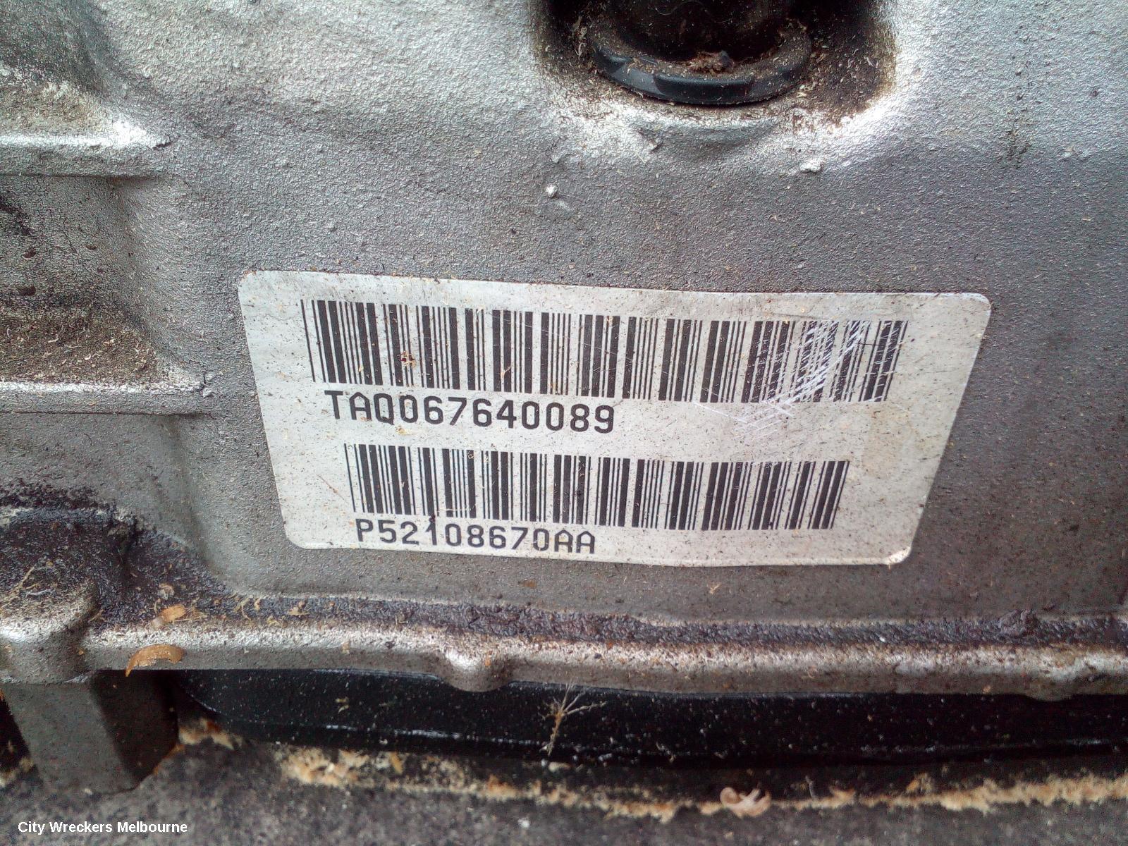 CHRYSLER 300C TRANS/GEARBOX, AUTO, DIESEL, 3.0, TURBO, 04/2006 - 12/2011