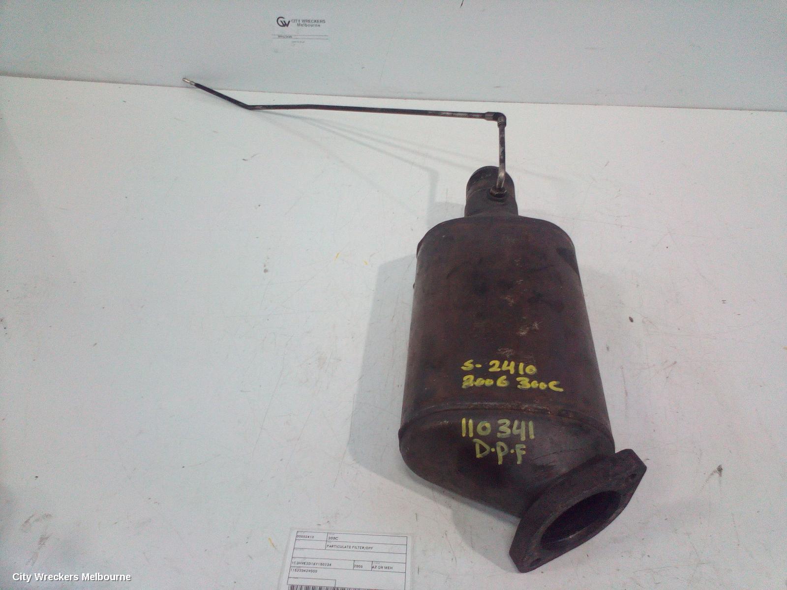 CHRYSLER 300C PARTICULATE FILTER/DPF