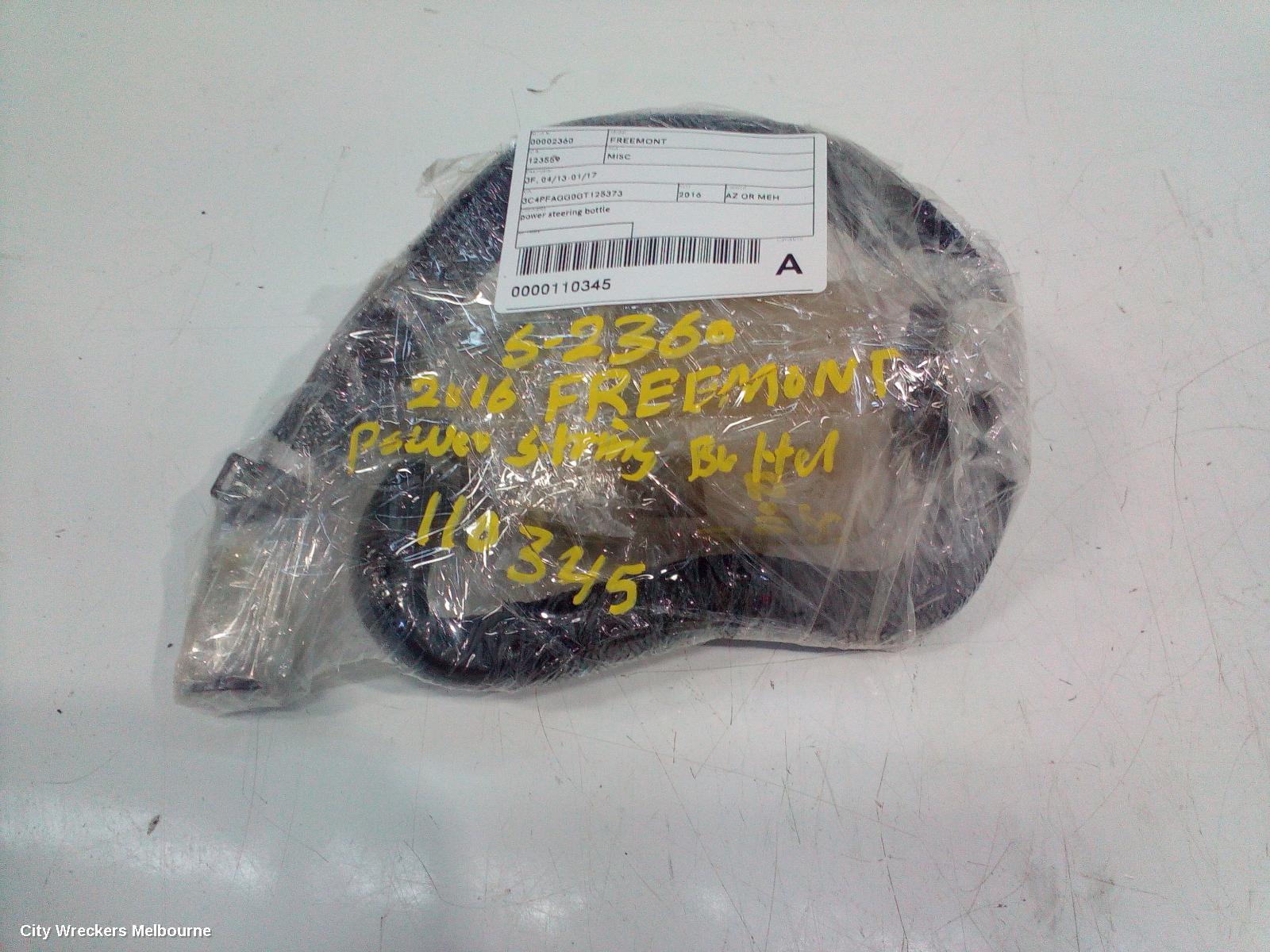 FIAT FREEMONT, JF, 04/2013 - 01/2017, POWER STEERING BOTTLE: 110345