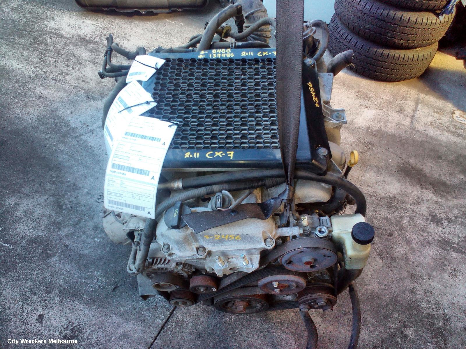 MAZDA CX7 ENGINE, PETROL, 2.3, L3, TURBO (COMPLETE W/ TURBO), ER, 11/2006 - 02/2012